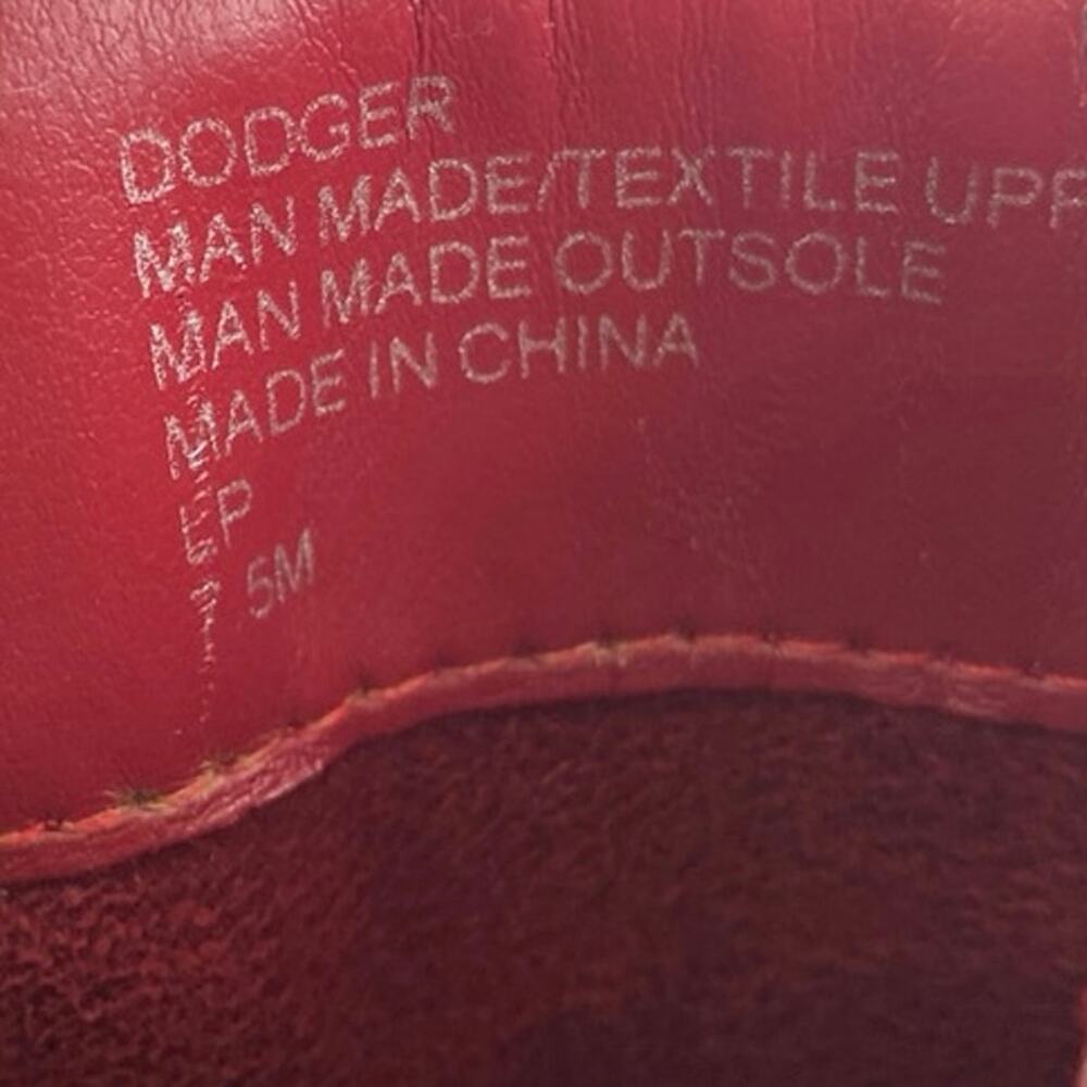 Charles By Charles David Dodger Red Snakeskin Lea… - image 7